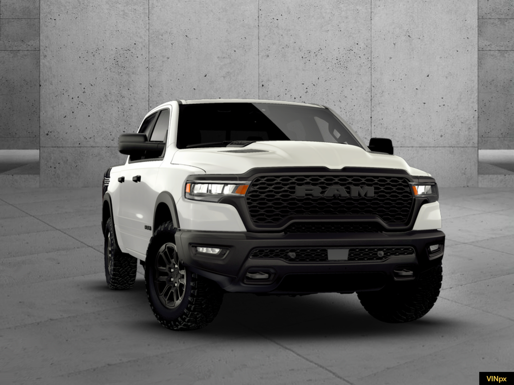 New 2026 Bright White Clear-Coat Exterior Paint RAM Rebel image 5