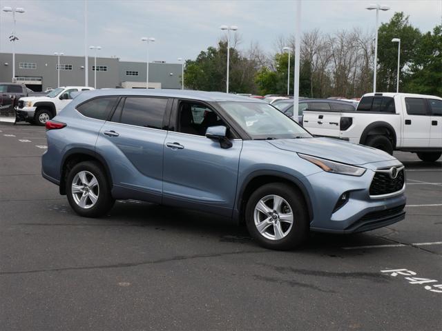 Certified 2022 Toyota Highlander LE with VIN 5TDBZRBH8NS201705 for sale in Minneapolis, Minnesota