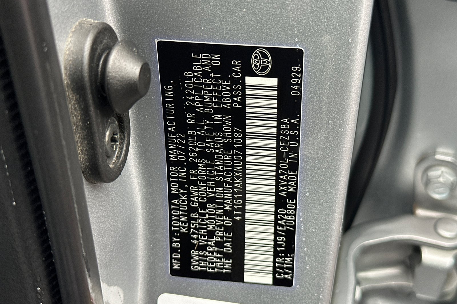 2022 Toyota Camry SE photo 24