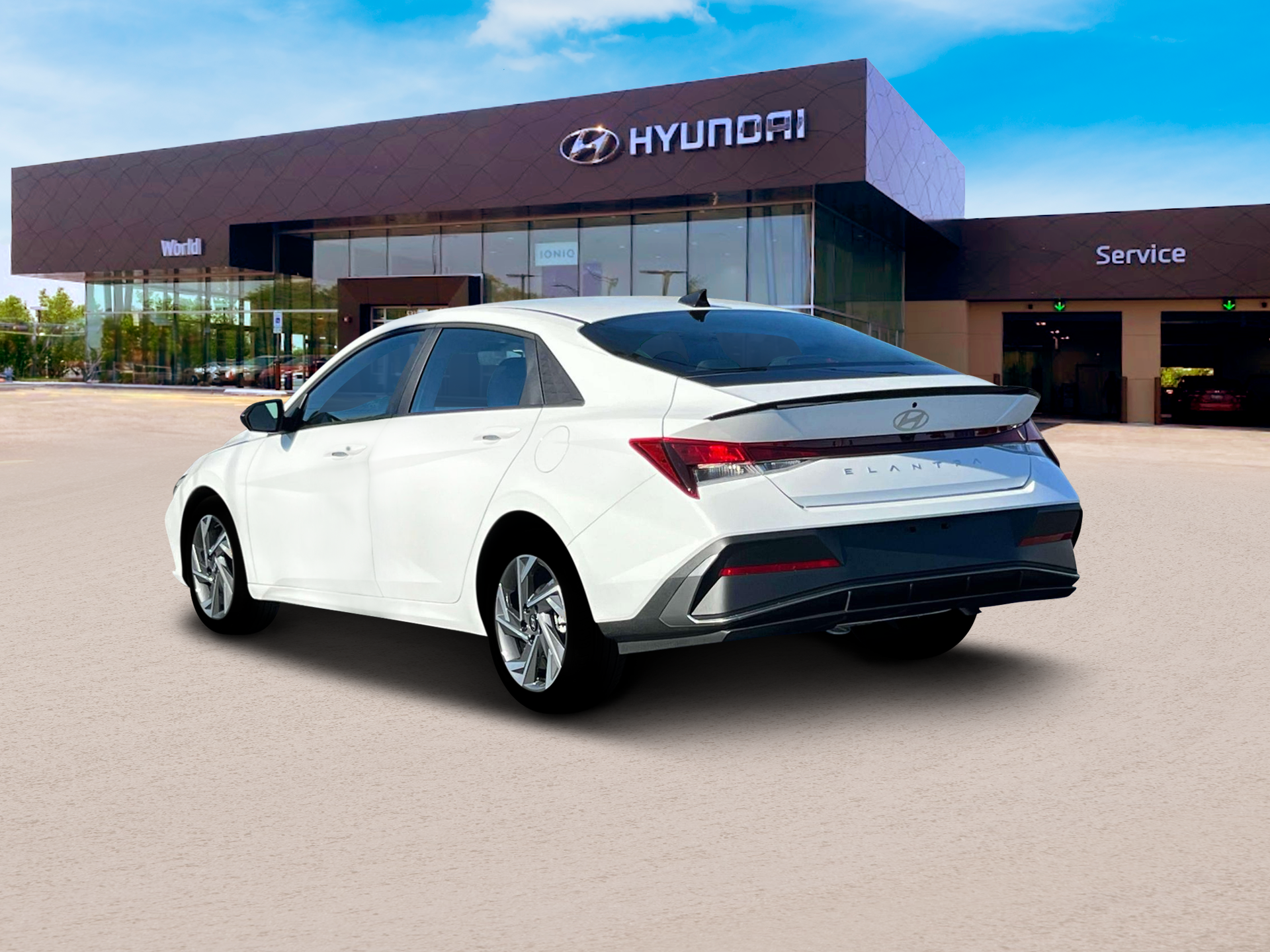 New 2025 Serenity White Hyundai SEL Sport image 5