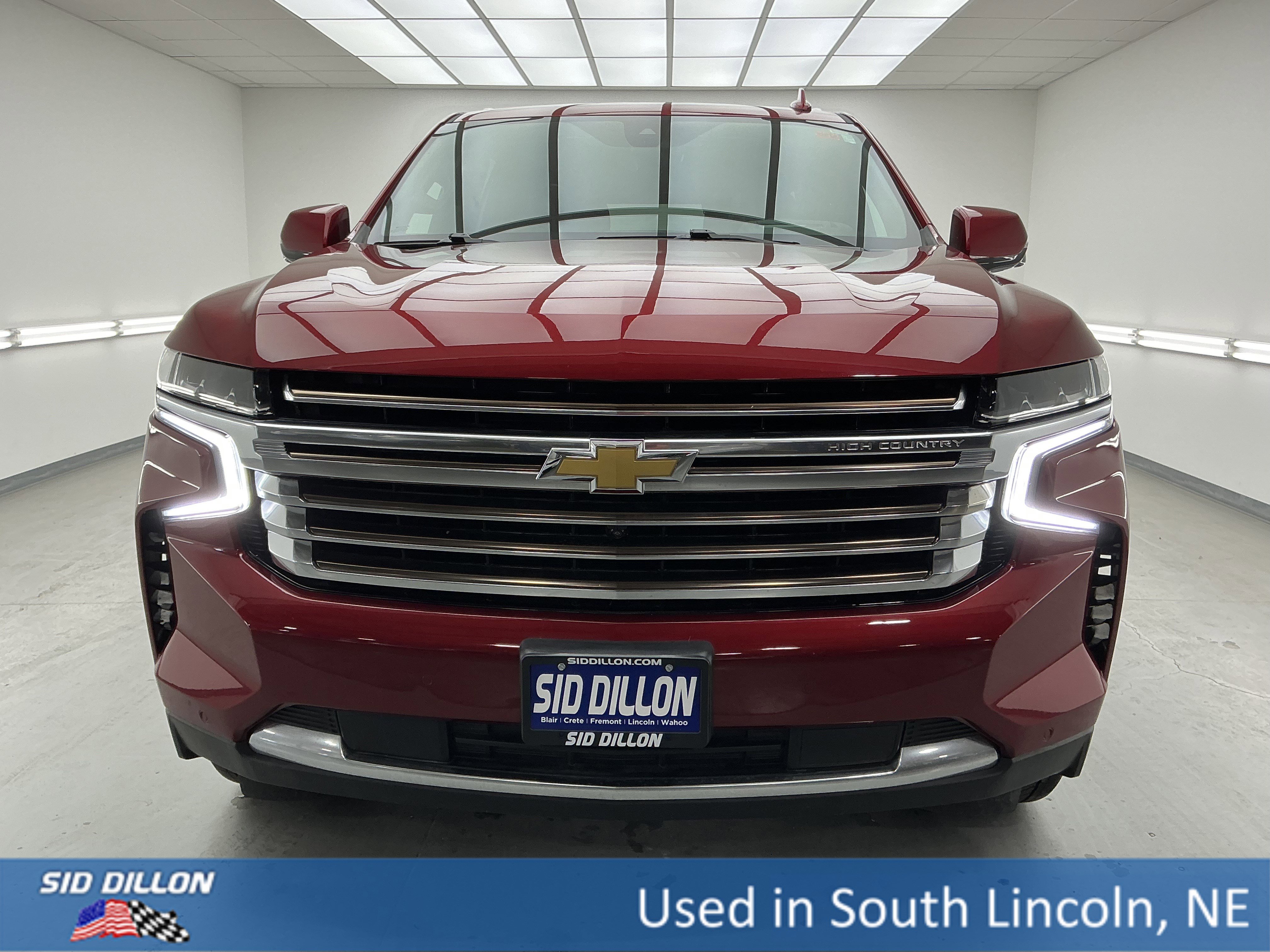 Used 2022 Cherry Red Tintcoat Chevrolet High Country image 2