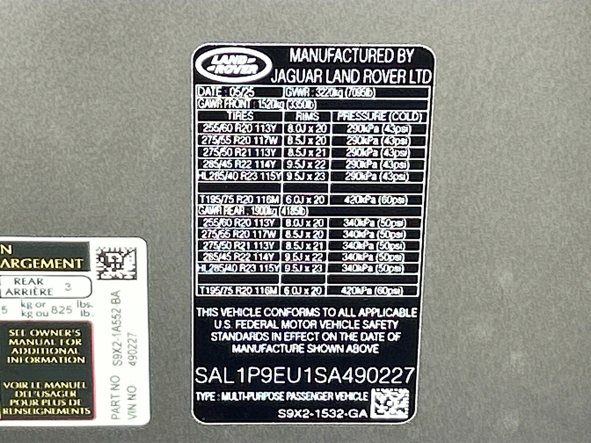 2025 Land Rover Range Rover Sport SE photo 34