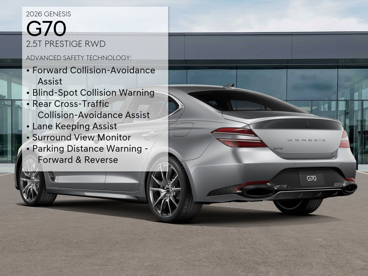 2026 Genesis G70 2.5T Prestige photo 7