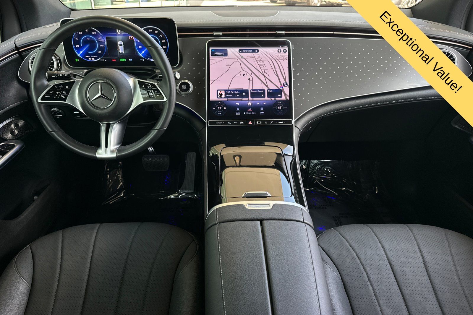 Certified 2024 Mercedes-Benz EQE SUV Base with VIN 4JGGM2BB6RA054077 for sale in Laguna Niguel, CA