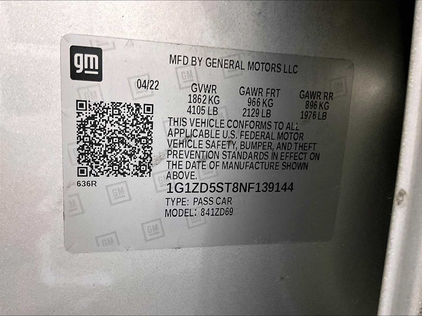 2022 Chevrolet Malibu 1LT photo 33