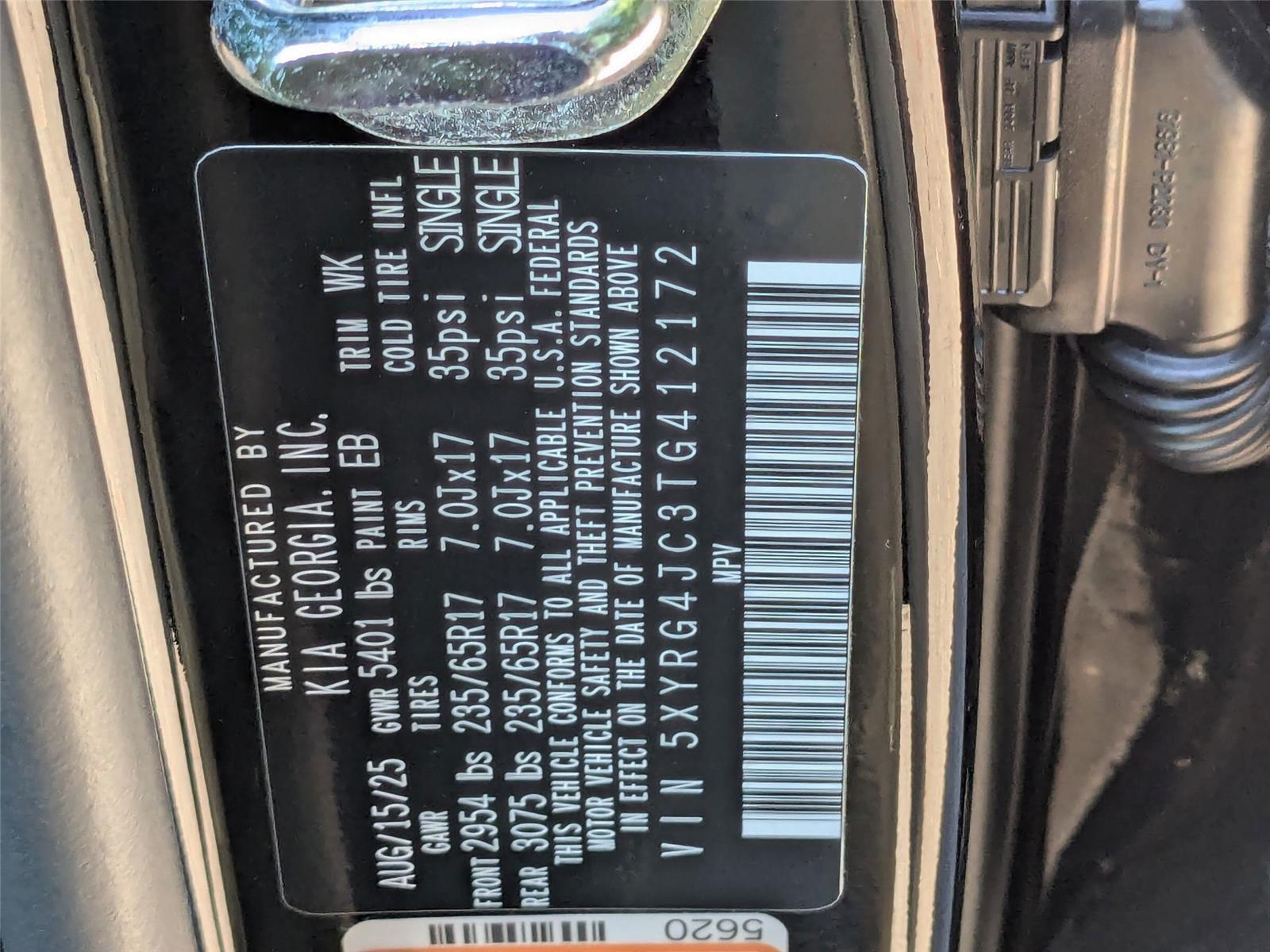 2026 Kia Sorento LX photo 35