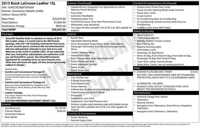 2013 Buick LaCrosse