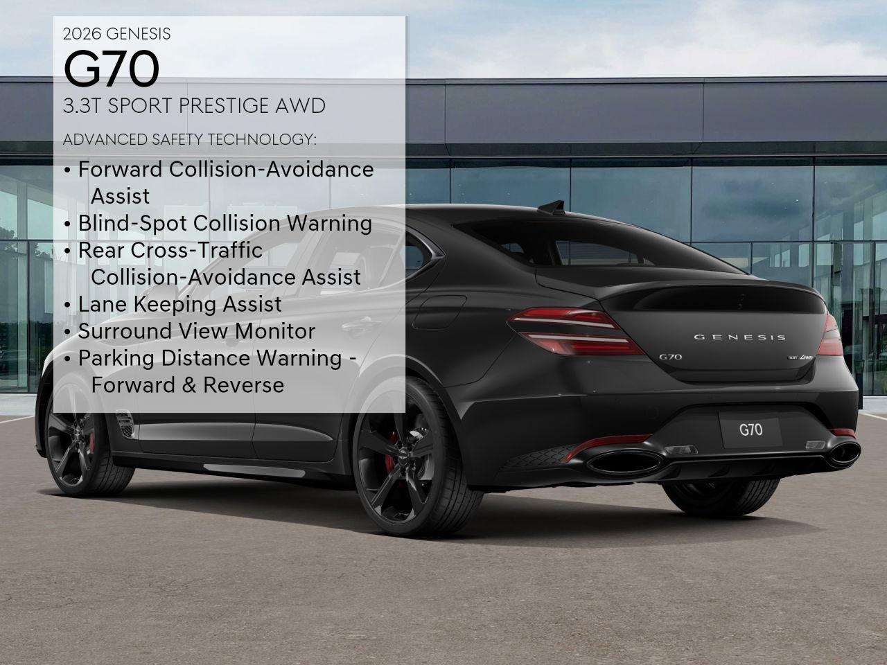 2026 Genesis G70 3.3T Sport Prestige photo 3