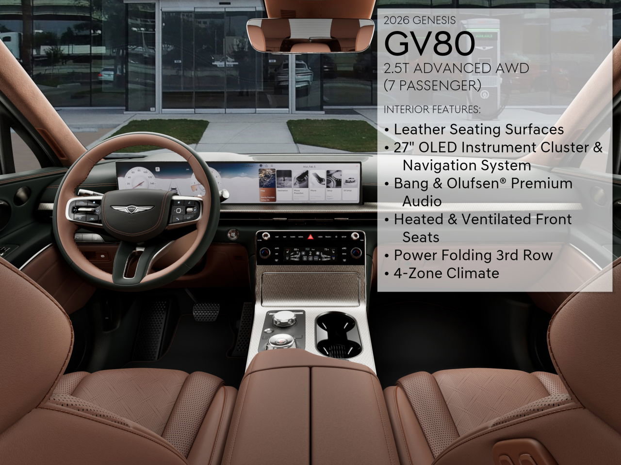 2026 Genesis GV80 2.5T Advanced photo 13