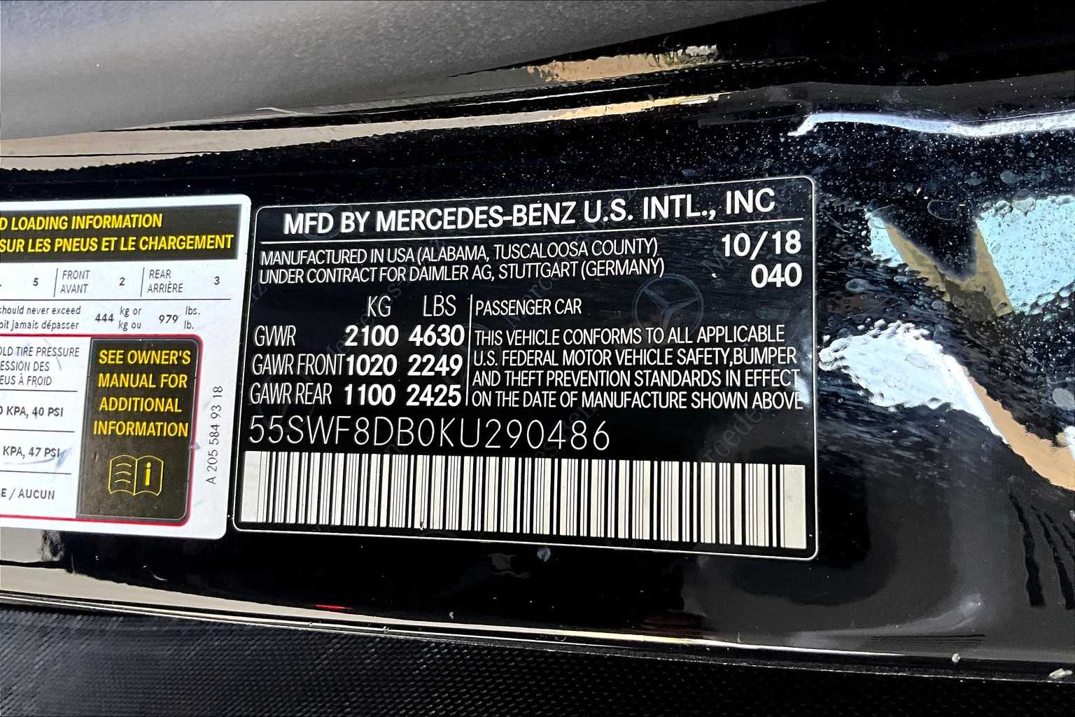 2019 Mercedes Benz C 300 photo 24