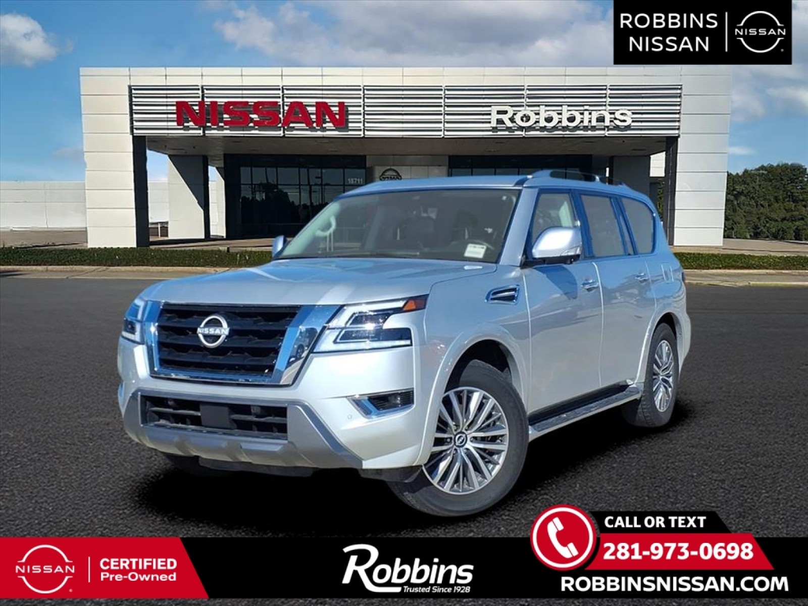 2024 Nissan Armada SL Silver at Robbins Nissan