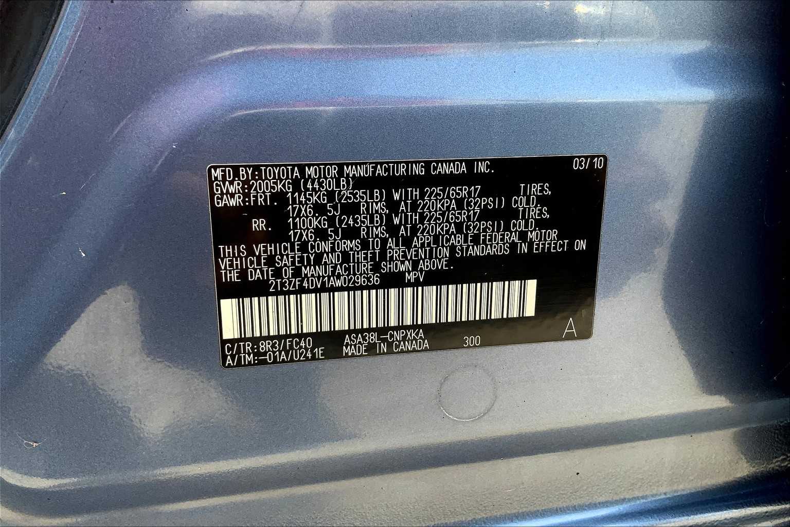 2010 Toyota RAV4 Base photo 30