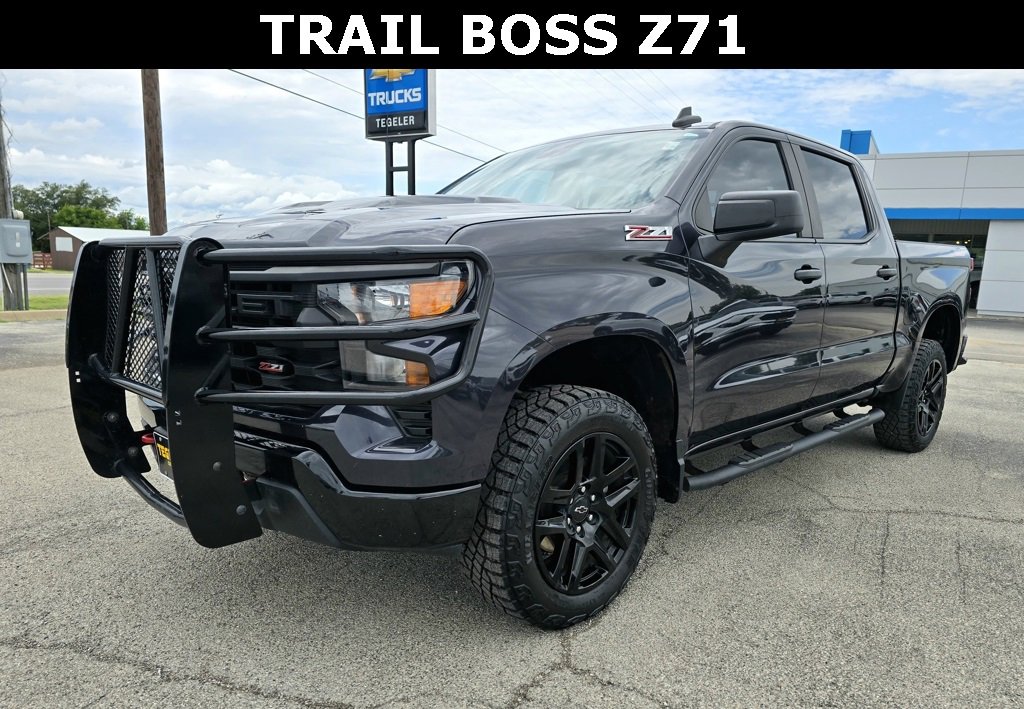 Used 2022 Dark Ash Metallic Chevrolet Custom Trail Boss image 1