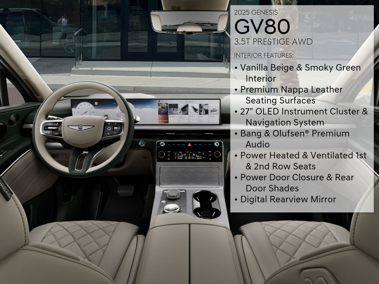 2025 Genesis GV80 3.5T Prestige AWD photo 15