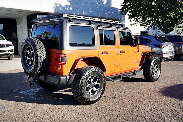 Used 2018 Orange Jeep Unlimited Rubicon image 11