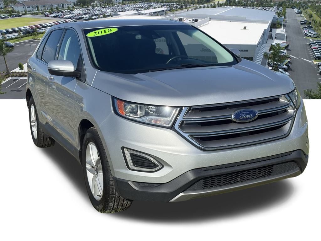 Used 2018 Ford Edge SEL with VIN 2FMPK4J99JBC40804 for sale in Cape Coral, FL