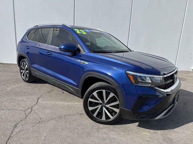 Certified 2023 Volkswagen Taos SE with VIN 3VVSX7B27PM333803 for sale in Kansas City