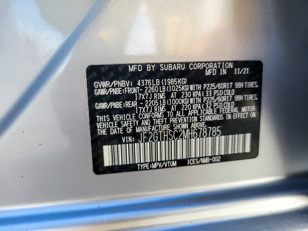 2021 SUBARU CROSSTREK - Image 21