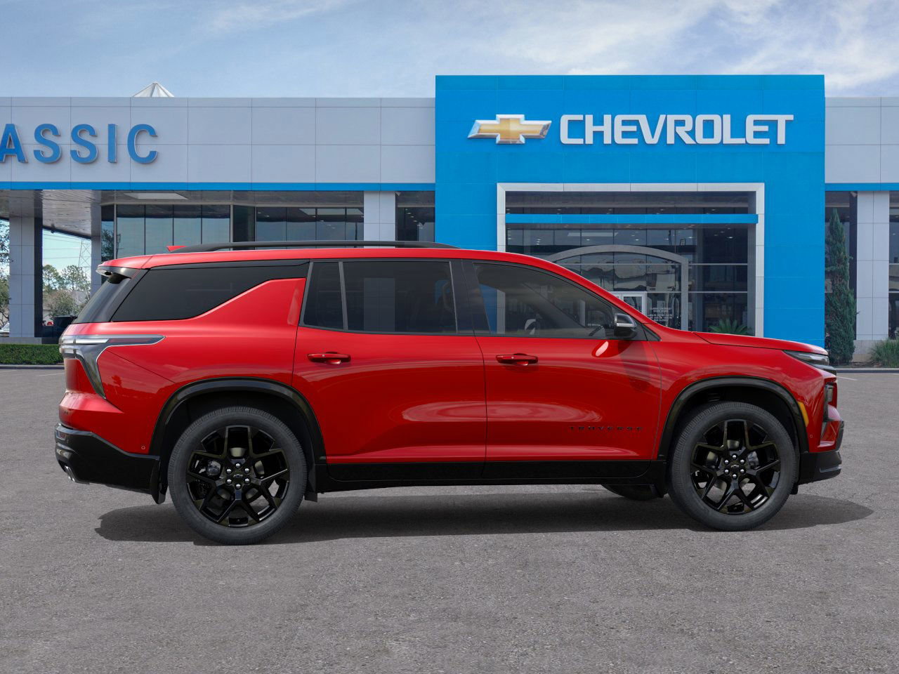 2026 Chevrolet Traverse RS Red at Classic Elite Chevrolet Hwy 6