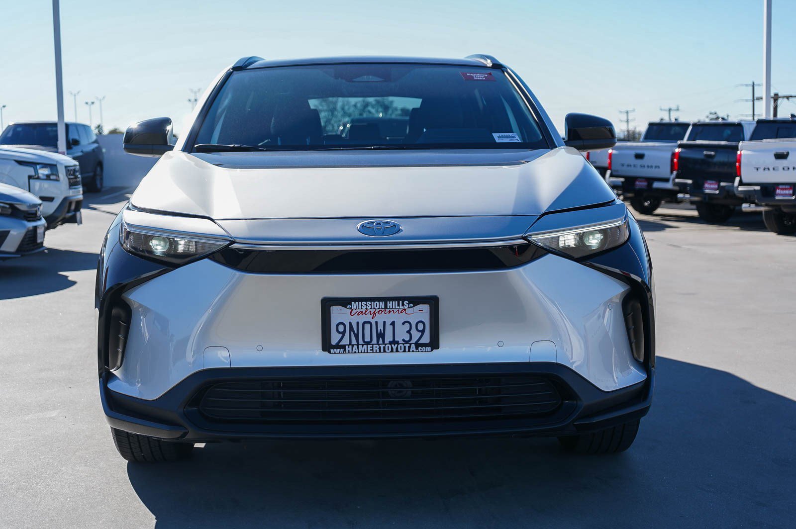 Used 2024 Toyota bZ4X XLE with VIN JTMAAAAA8RA040493 for sale in Los Angeles, CA