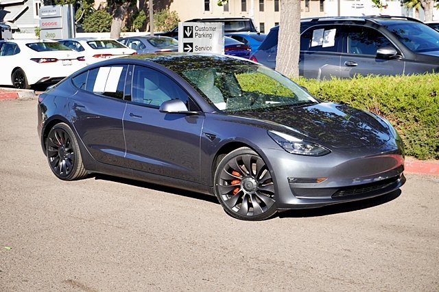 Used 2021 Tesla Model 3 Base with VIN 5YJ3E1EC2MF100048 for sale in Poway, CA