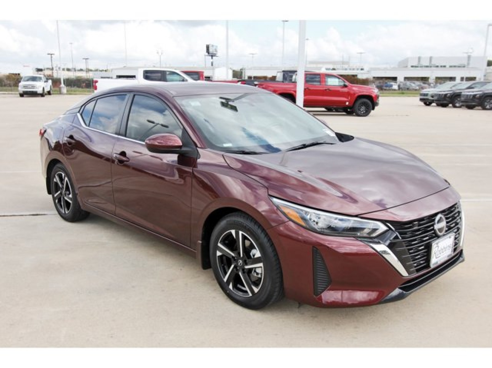 2024 Nissan Sentra SV Red at Robbins Nissan