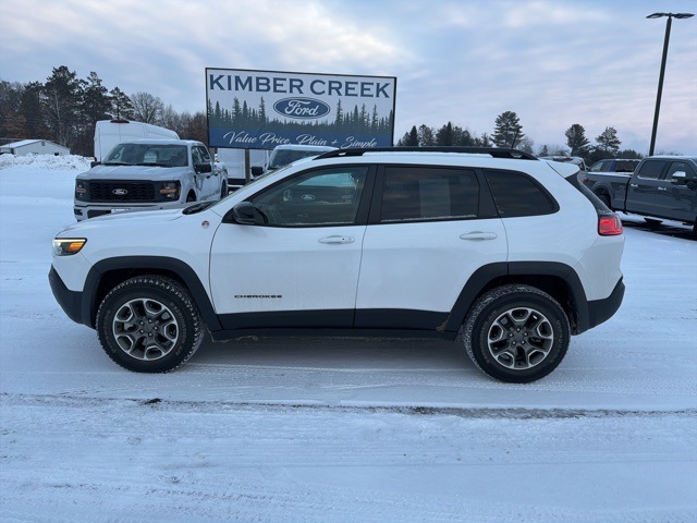 Used 2022 Jeep Cherokee Trailhawk with VIN 1C4PJMBX8ND543416 for sale in Pine River, Minnesota