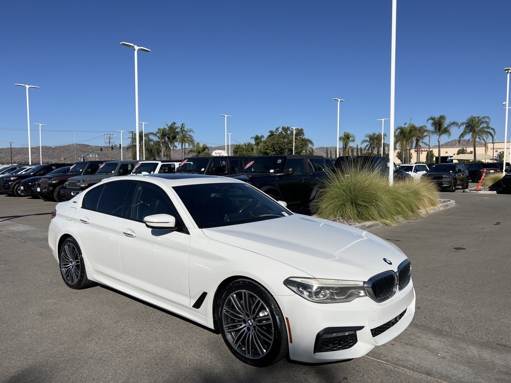 Used 2018 BMW 5 Series 530e with VIN WBAJA9C56JB252724 for sale in Hemet, CA