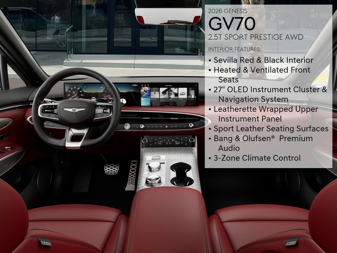 2026 Genesis GV70 2.5T Sport Prestige photo 15