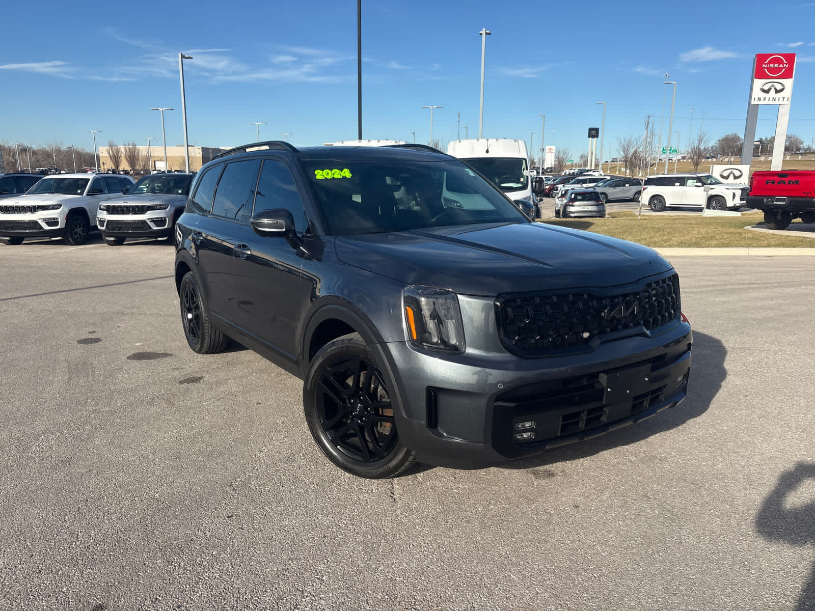 Used 2024 Kia Telluride SX Prestige X-Line with VIN 5XYP5DGC4RG414817 for sale in Kansas City