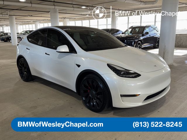 Used 2022 Tesla Model Y Performance with VIN 7SAYGDEF3NF443791 for sale in Northfield, Minnesota