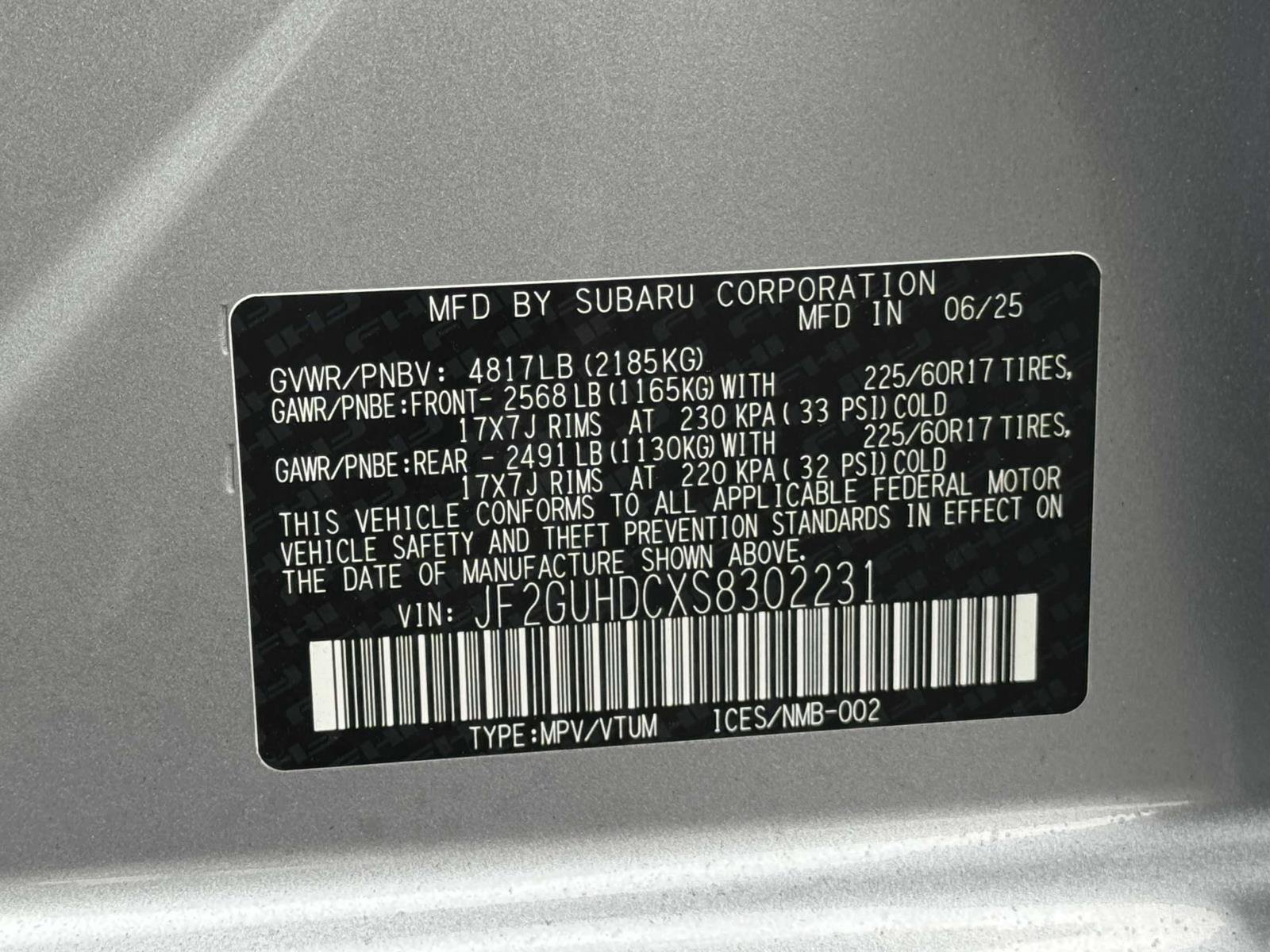 2025 Subaru Crosstrek Premium photo 16