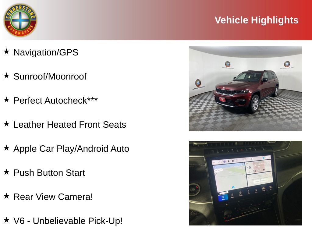 Used 2022 Jeep Grand Cherokee Limited with VIN 1C4RJHBG2N8584763 for sale in Elk River, Minnesota