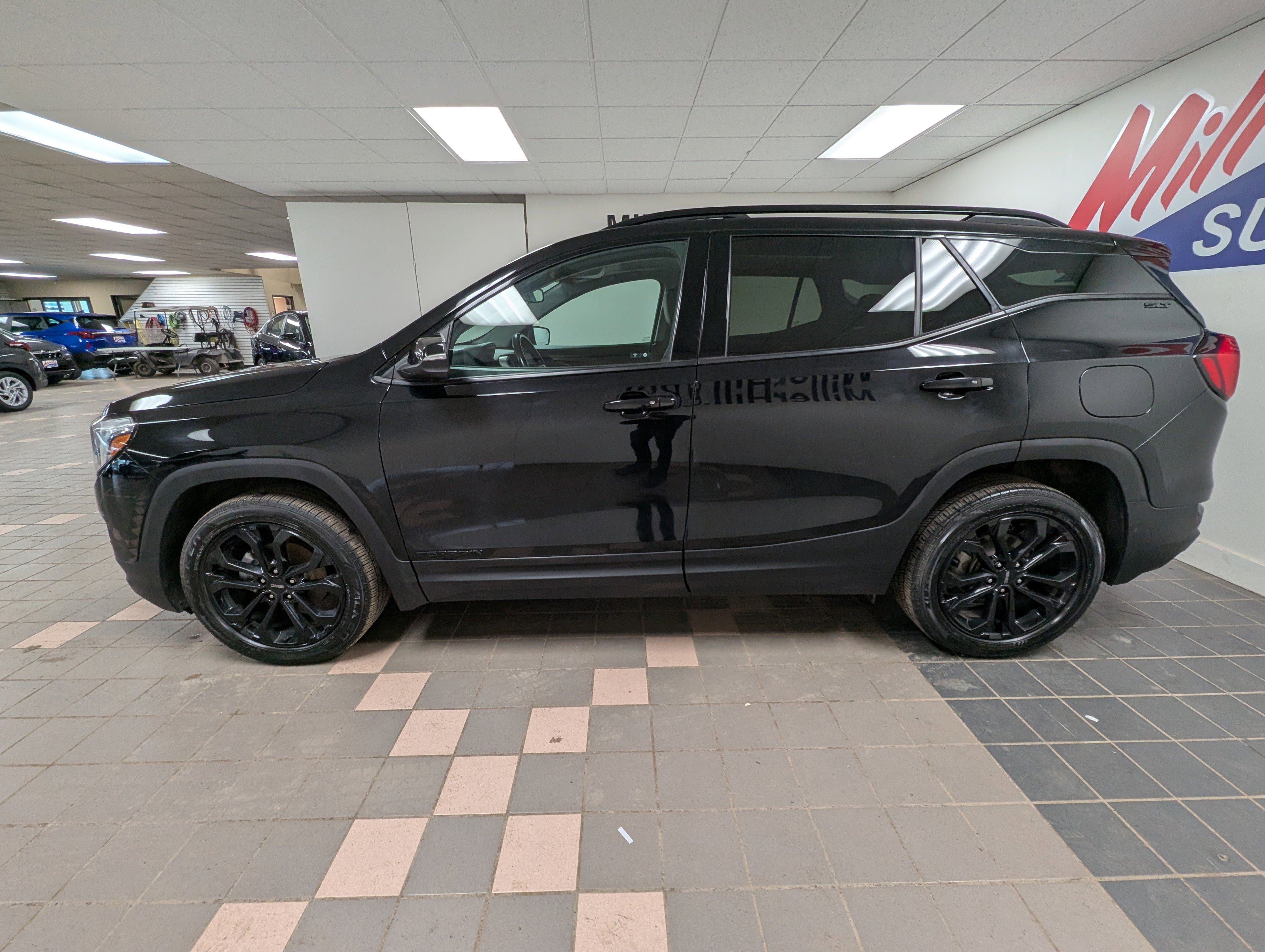 Used 2021 GMC Terrain SLT with VIN 3GKALVEV9ML329600 for sale in Hermantown, Minnesota