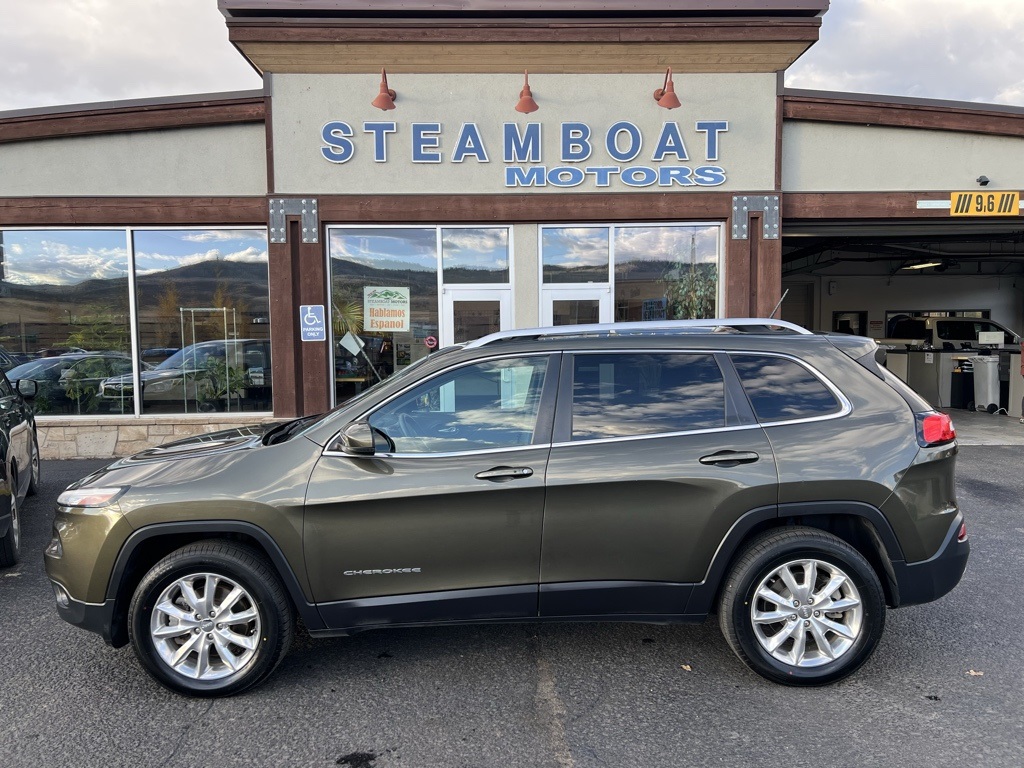 Used 2015 Jeep Cherokee Limited with VIN 1C4PJMDS2FW646614 for sale in Steamboat Springs, CO