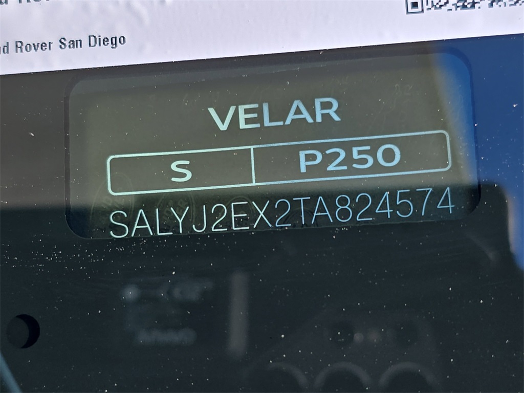 2026 Land Rover Range Rover Velar P250 S photo 32