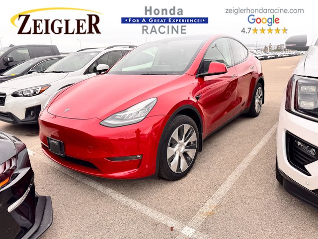 Used 2022 Tesla Model Y Long Range with VIN 7SAYGDEE0NF378549 for sale in Kansas City