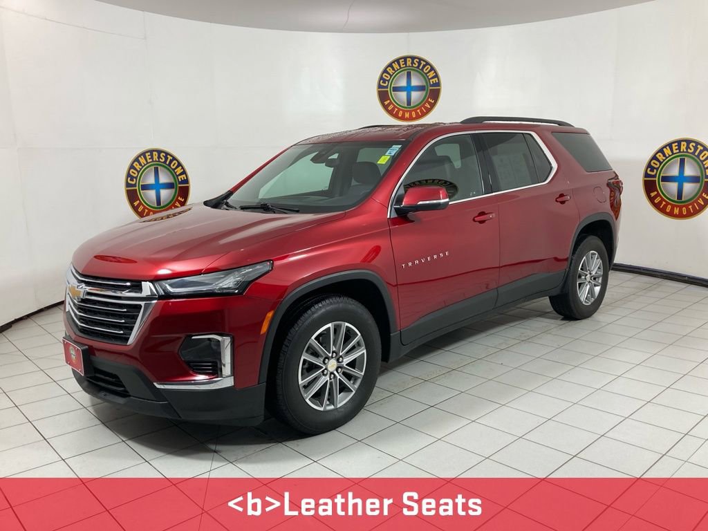 Used 2023 Chevrolet Traverse 3LT with VIN 1GNEVHKW6PJ100445 for sale in Monticello, Minnesota