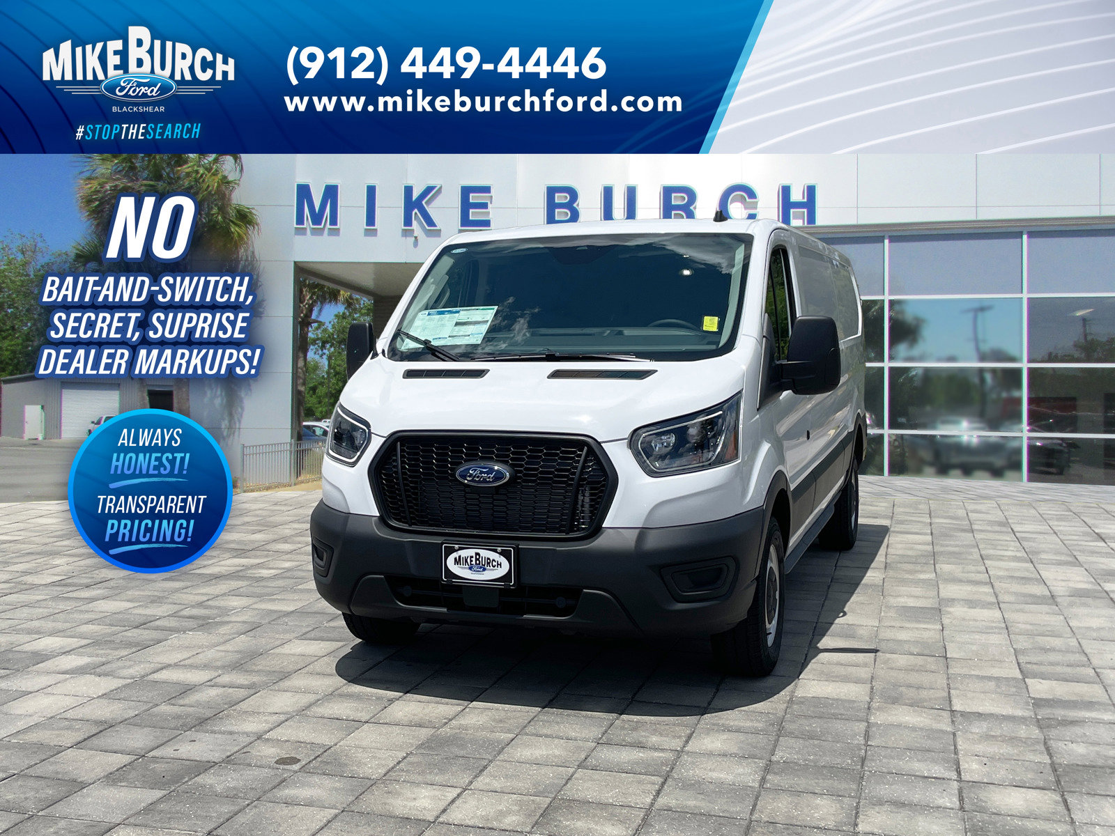 New 2024 Oxford White Ford Cargo Van image 1
