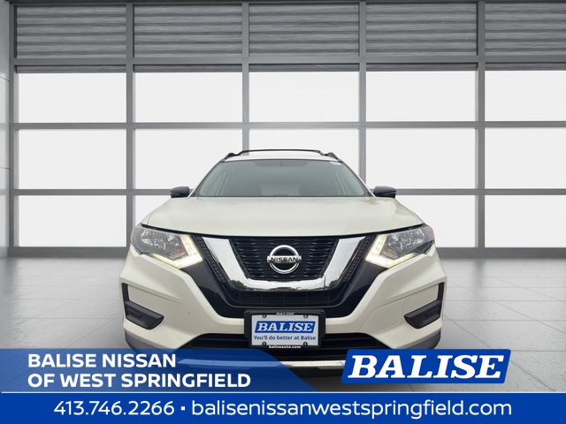 Used 2017 Nissan Rogue SV with VIN 5N1AT2MV8HC805554 for sale in West Springfield, MA