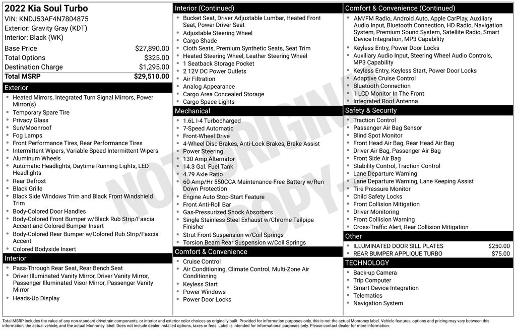 2022 Kia Soul Turbo's photo