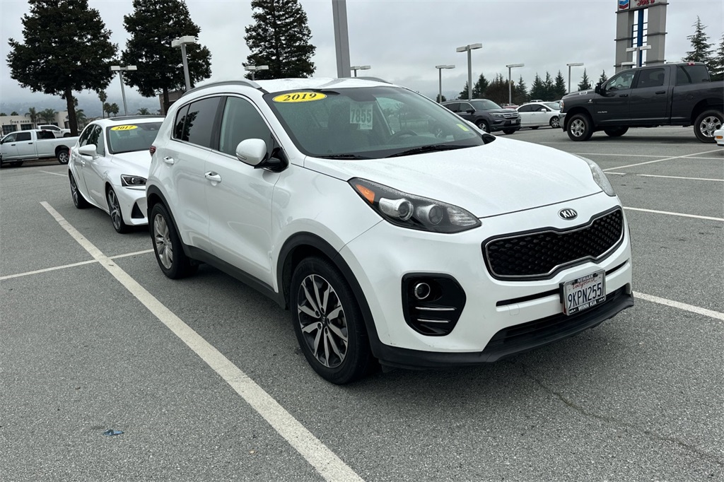 Used 2019 Kia Sportage EX with VIN KNDPN3AC1K7513939 for sale in Morgan Hill, CA