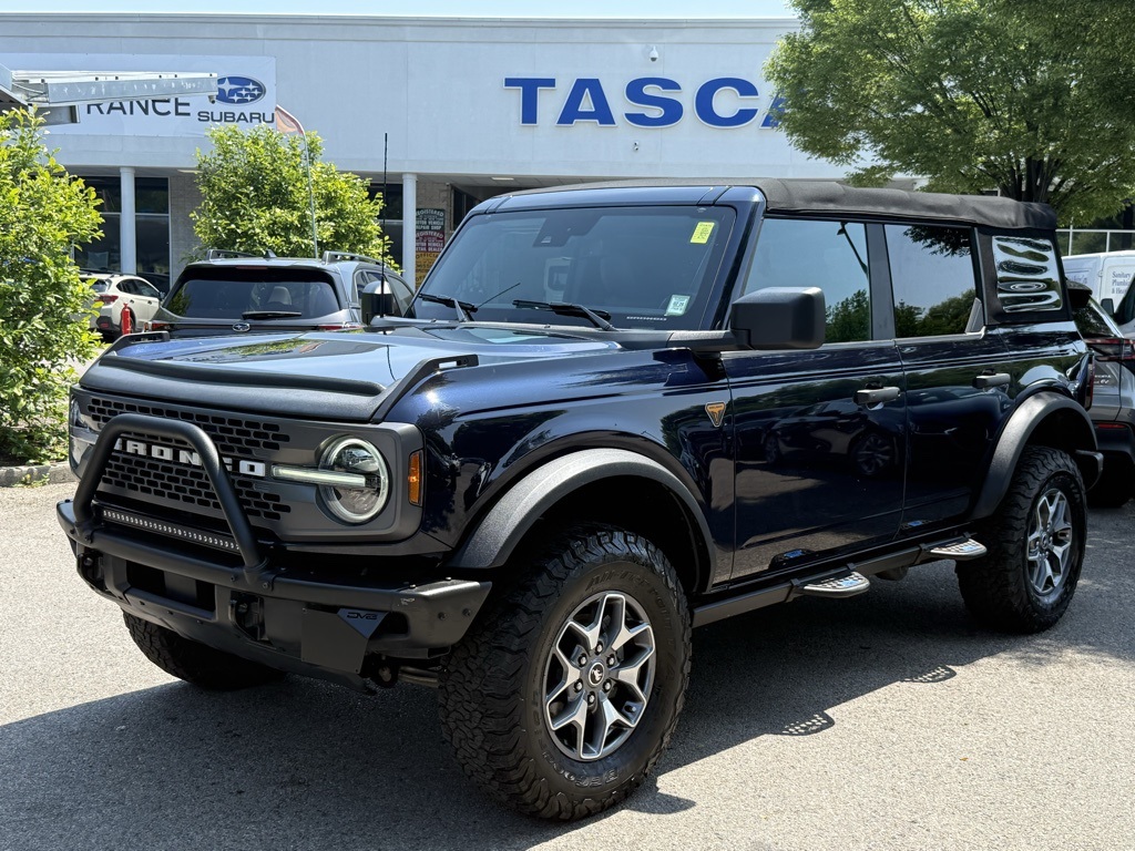 Used 2021 Antimatter Blue Metallic Ford Badlands image 1