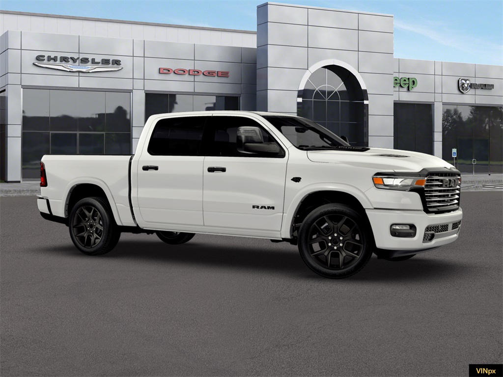 New 2026 Bright White Clear-Coat Exterior Paint RAM Laramie image 9