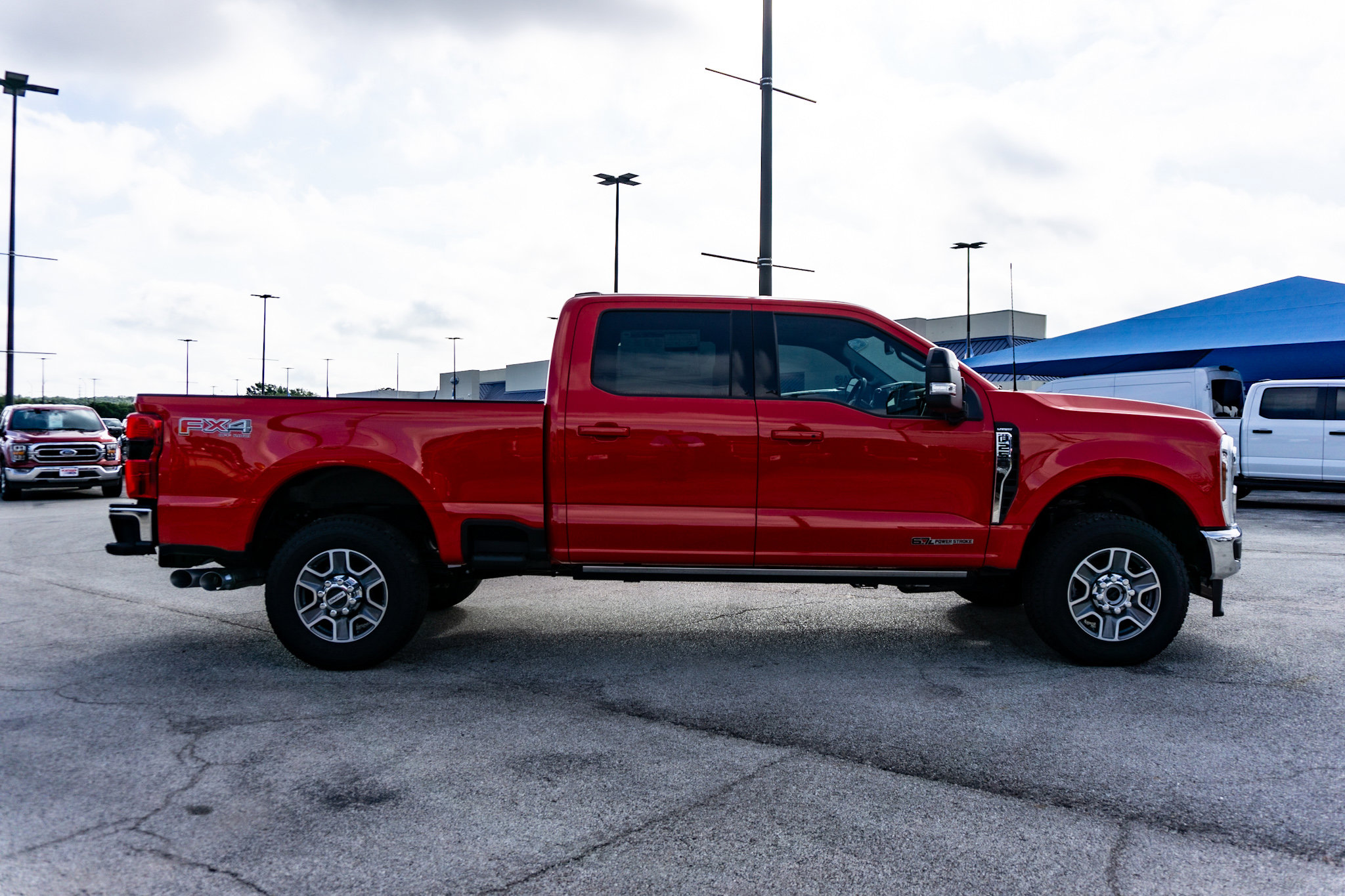 New 2024 Race Red Ford LARIAT image 4