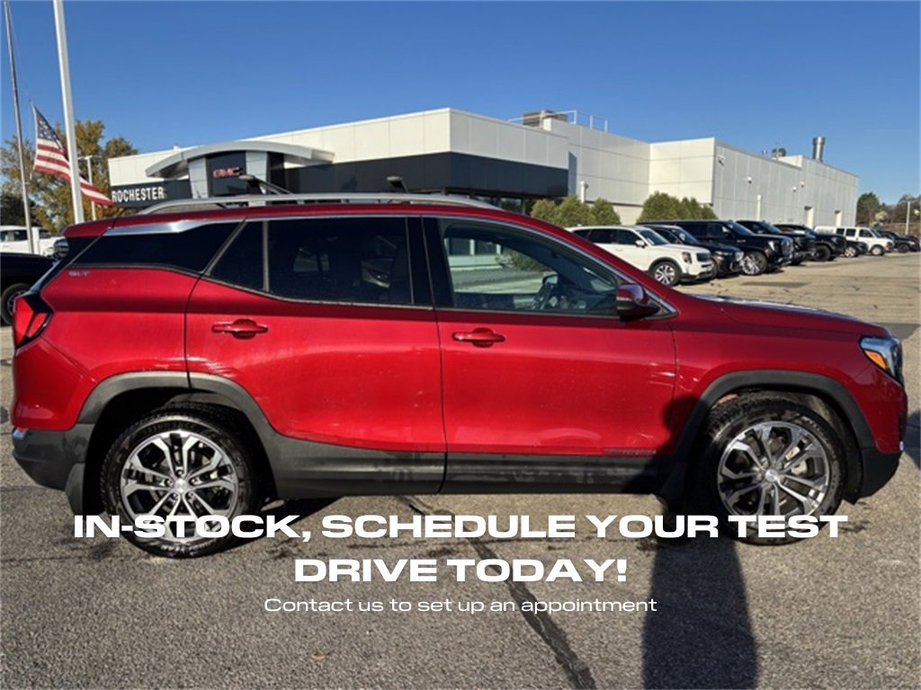 Used 2019 GMC Terrain SLT with VIN 3GKALVEX2KL136039 for sale in Rochester, Minnesota