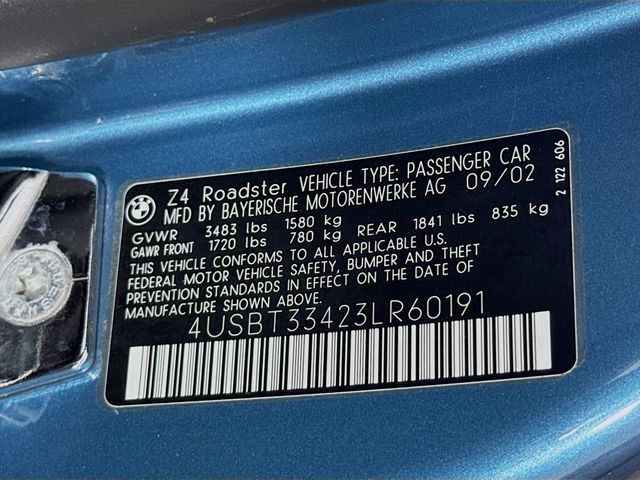 2003 Bmw Z4 Roadster 2.5si photo 33