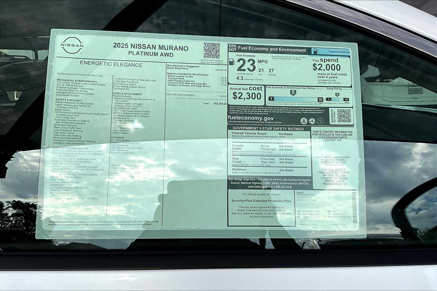 2025 Nissan Murano Platinum photo 15