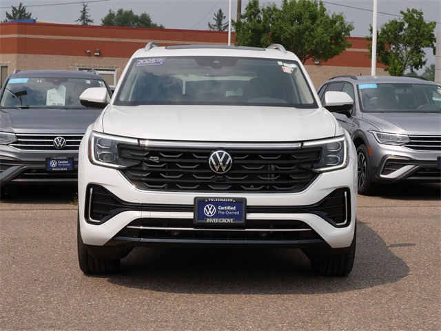Certified 2025 Volkswagen Atlas SEL Premium R-Line with VIN 1V2FR2CA3SC511900 for sale in Inver Grove Heights, Minnesota