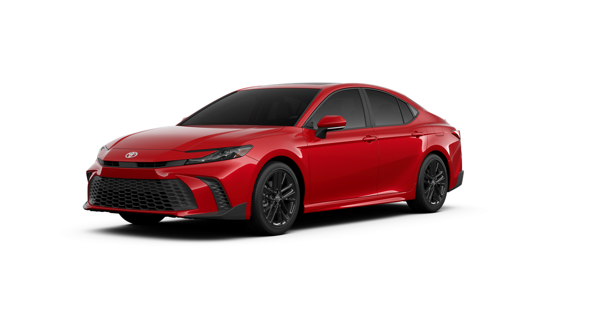 New 2025 Supersonic Red [extra_cost_color] Toyota SE image 1